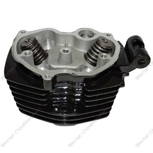 COMPLETE BLACK CYLINDER HEAD