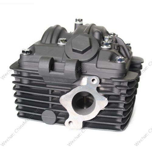 COMPLETE BLACK CYLINDER HEAD